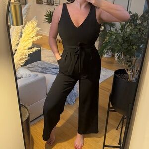 Black jumpsuit